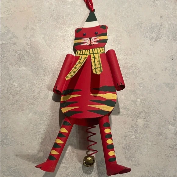 Vintage Dansk Festive Cat Ornament - Picture 2 of 4